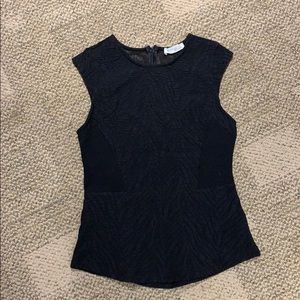 Zara Medium Black Fitted Top
